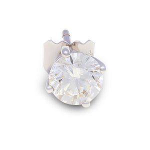 18ct White Gold Round Diamond Studs G777337