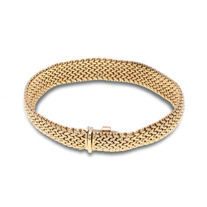 18ct Yellow gold Tiffany & Co Somerset Yellow Gold 10mm Wide Bracelet