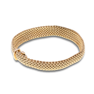 18ct Yellow gold Tiffany & Co Somerset Yellow Gold 10mm Wide Bracelet