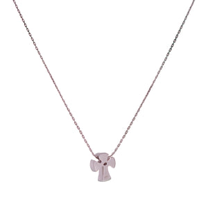 18ct White Gold Diamond Cross Necklace