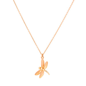 18ct Yellow gold Tiffany & Co Dragonfly necklace