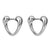 Doughnut Heart Hoop Earrings (E6232)