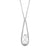 Teardrop Pendant with Encased Shell Pearls (P5191W)