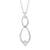 Doughnut Twist Pendant with CZ (P5195C)