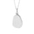 Organic Shaped Tag Pendant with Textured Edge (P5258)