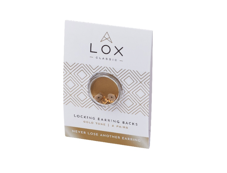 Lox Gold 2 Pair Pack Secure Earrings Backs