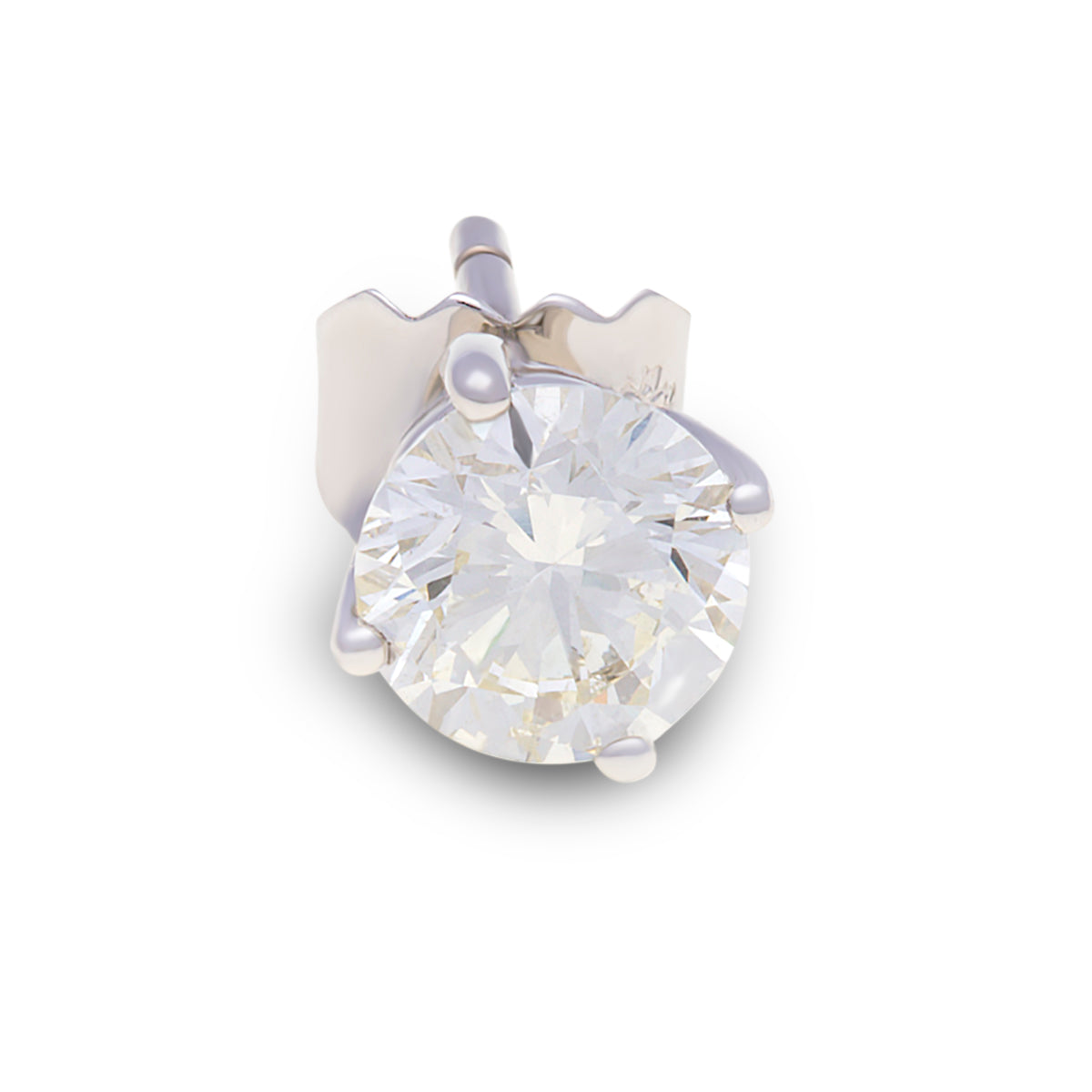 18ct White Gold Round Diamond Studs G777337