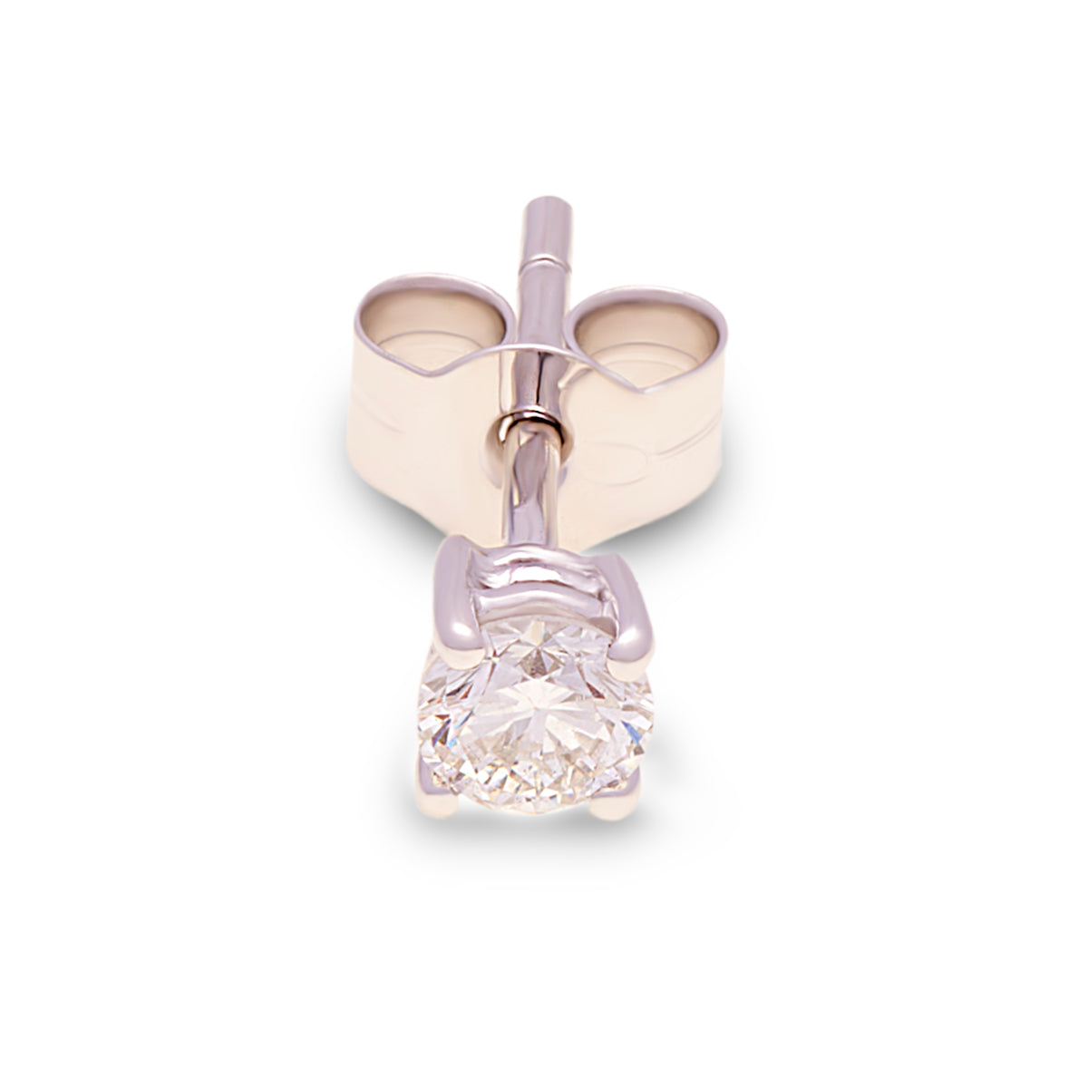 18ct White Gold Round Diamond Studs G777338