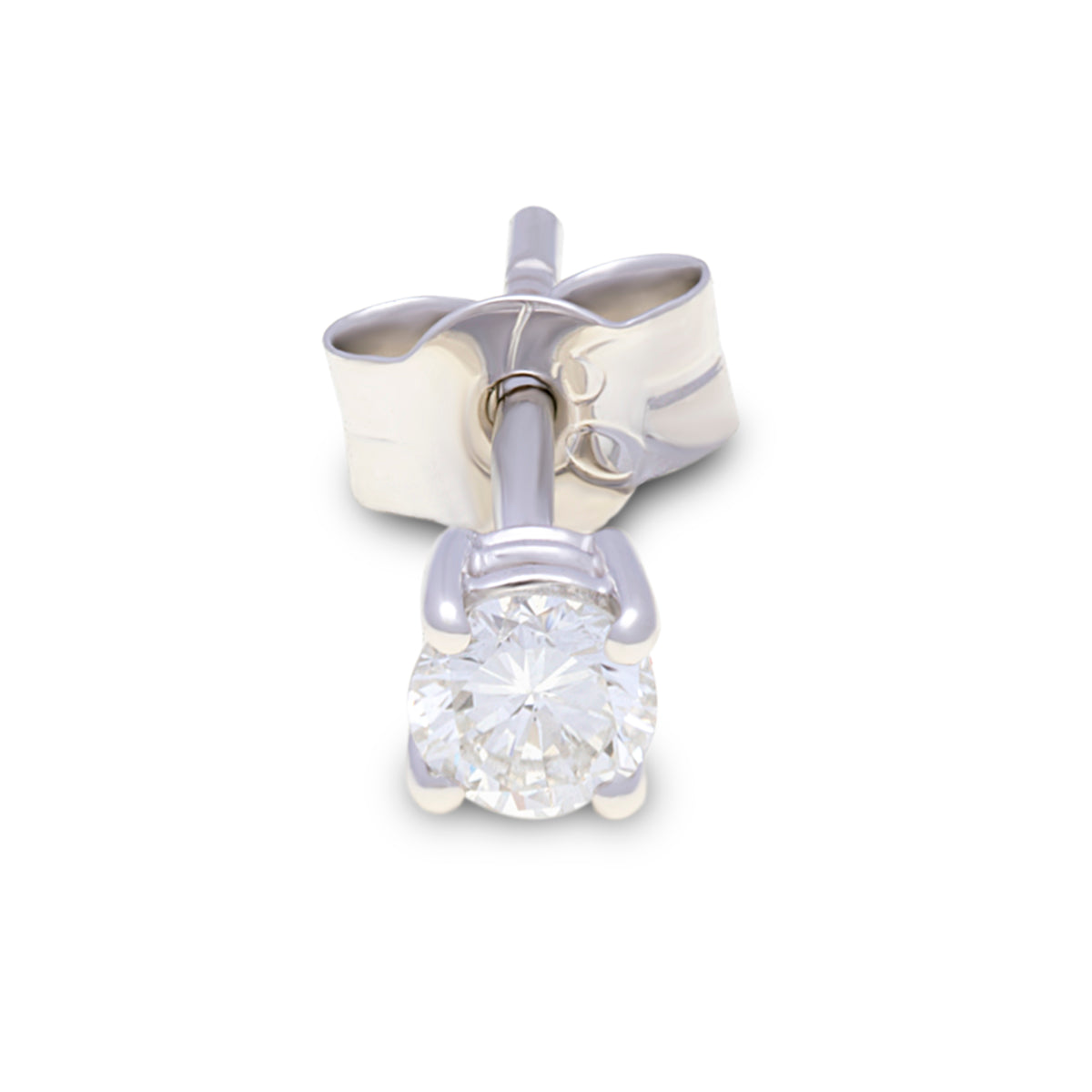 18ct White Gold Round Diamond Studs G777339