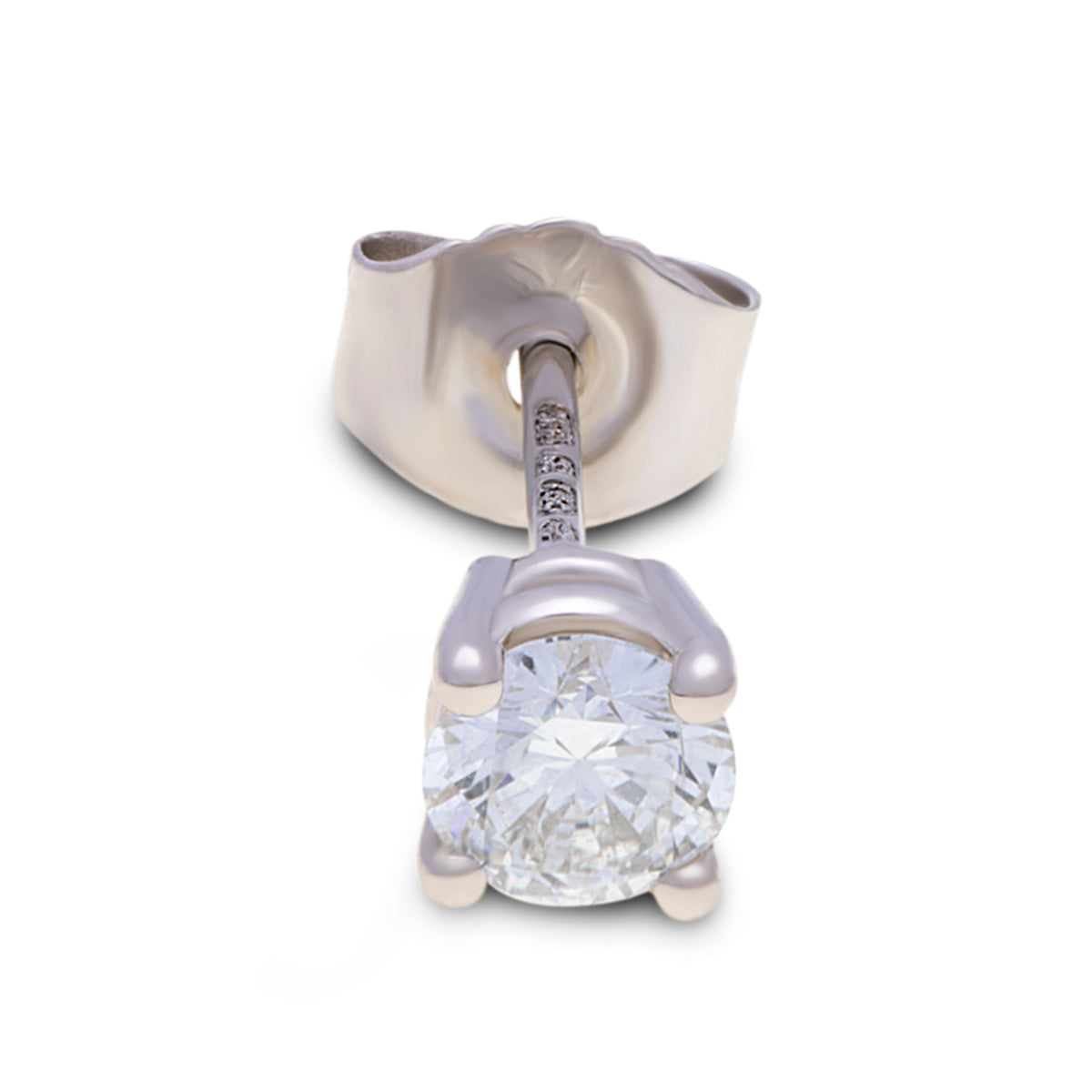 18ct White Gold Round Diamond Studs G777344