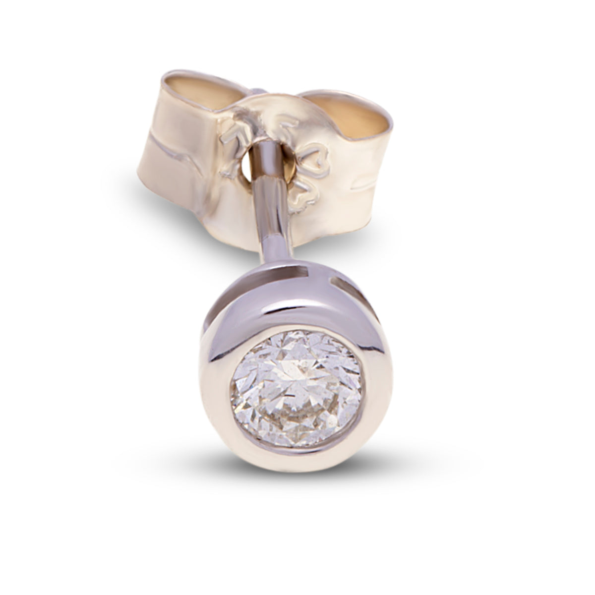 18ct White Gold Round Diamond Studs G777352