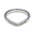 Platinum Tiffany & Co Elsa Peretti curved diamond band ring