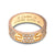 18ct Yellow gold Cartier Love wedding band, Diamond-paved