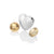 November - Sterling Silver Heart with Citrine Cabochons