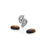 Sterling Silver Pitter Patter with Tigers Eye Cabochons