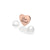 Rose Gold Plated Sterling Silver Best Friend Charm with Moonstone Cabochons