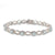 18ct White Gold Aquamarine Diamond Bracelet