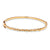 9ct Yellow Gold Diamond Bangle