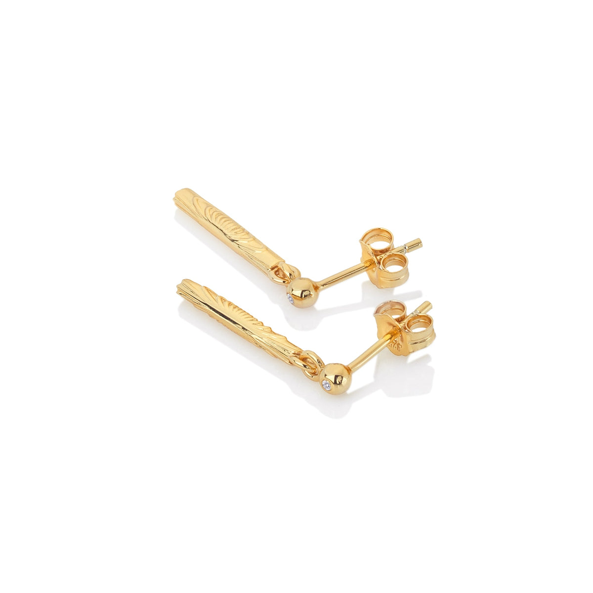 HD X JJ Hope Bar Drop Earrings