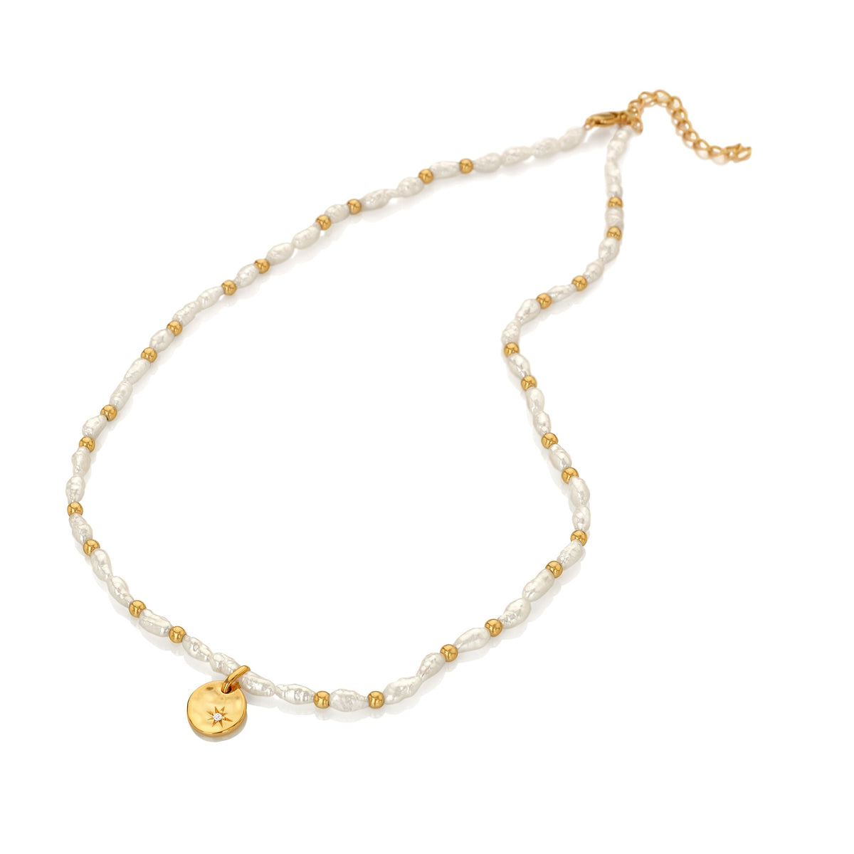 HD X JJ Calm Pearl Lunar Necklace