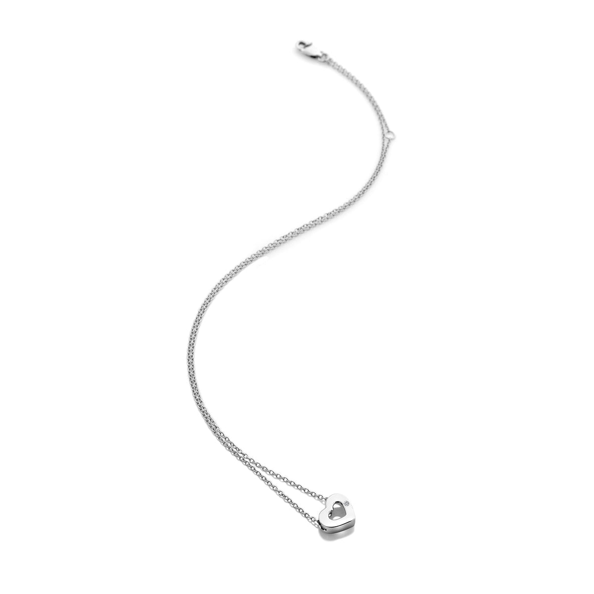 Diamond Amulet Heart Pendant