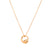 18ct Yellow gold Tiffany & Co Elsa Peretti Eternal circle necklace