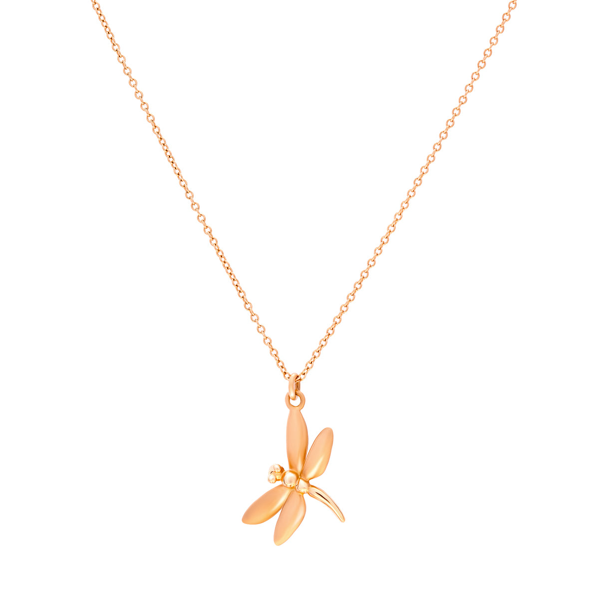 18ct Yellow gold Tiffany & Co Dragonfly necklace