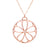 18ct Yellow gold Tiffany & Co Large garden flower medallion diamond necklace