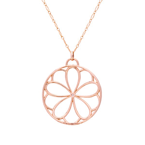 18ct Yellow gold Tiffany & Co Large garden flower medallion diamond necklace